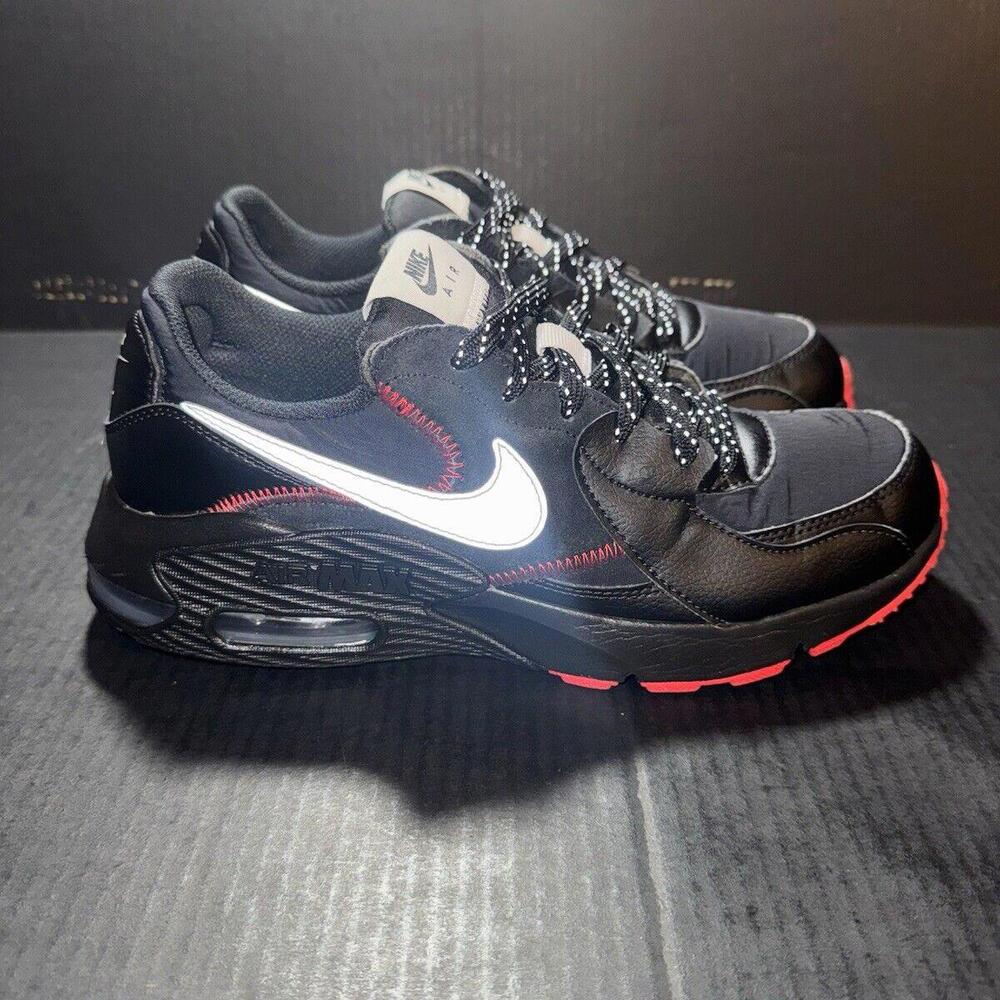 Nike Men's Air Max Excee Black Sport Red DM0832-001 - Sz 8.5